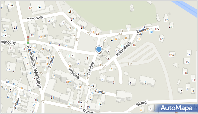 Jasło, Stary Rynek Bartłomieja, 9, mapa Jasła