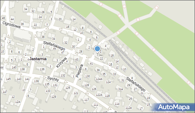 Jastarnia, Stefańskiego Pawła, ks., 24, mapa Jastarnia