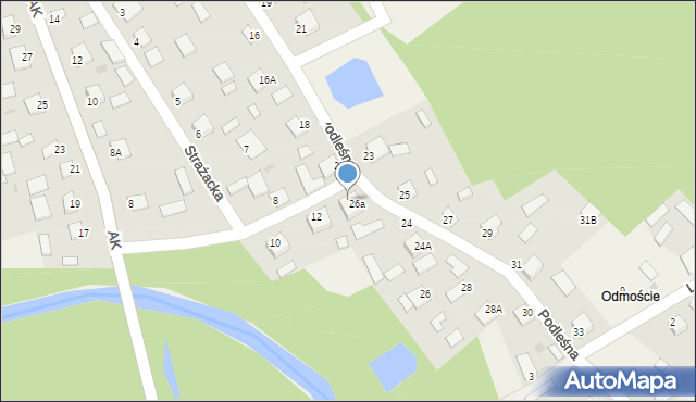 Jastkowice, Strażacka, 14, mapa Jastkowice