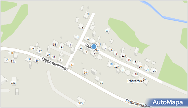 Jaworzno, Stokrotki, 6, mapa Jaworzno