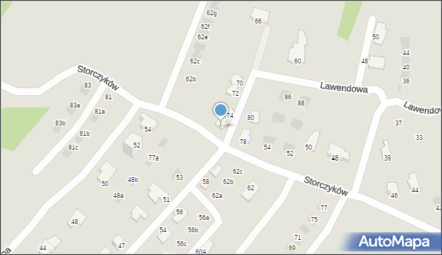 Jaworzno, Storczyków, 46n, mapa Jaworzno