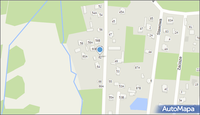 Jedlnia-Letnisko, Staroradomska, 62, mapa Jedlnia-Letnisko