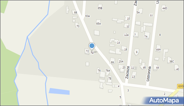Jedlnia-Letnisko, Staroradomska, 74, mapa Jedlnia-Letnisko