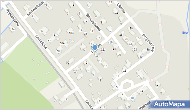 Jelenia Góra, Storczykowa, 14, mapa Jelenia Góra