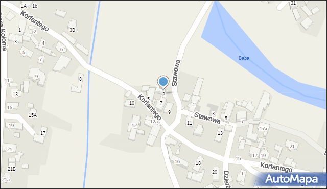 Jemielnica, Stawowa, 2, mapa Jemielnica