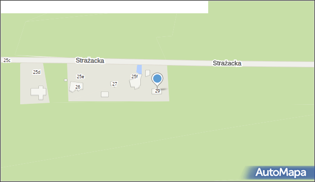 Kalej, Strażacka, 29, mapa Kalej