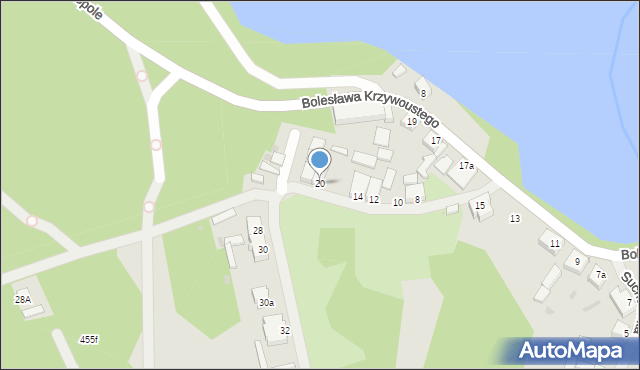 Kalisz Pomorski, Strzelecka, 20, mapa Kalisz Pomorski