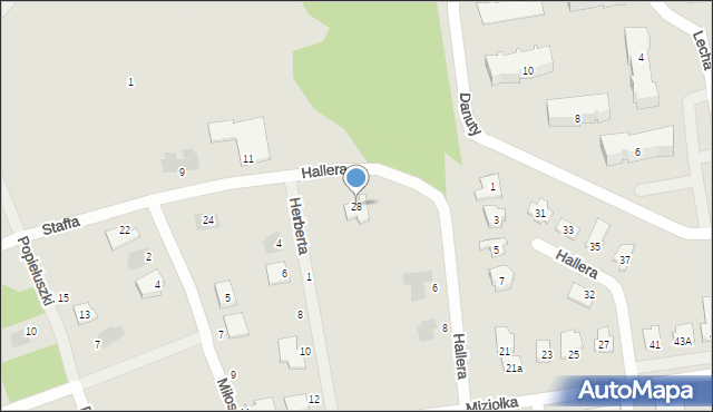 Karczew, Staffa Leopolda, 28, mapa Karczew