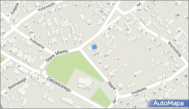 Karczew, Stare Miasto, 8, mapa Karczew