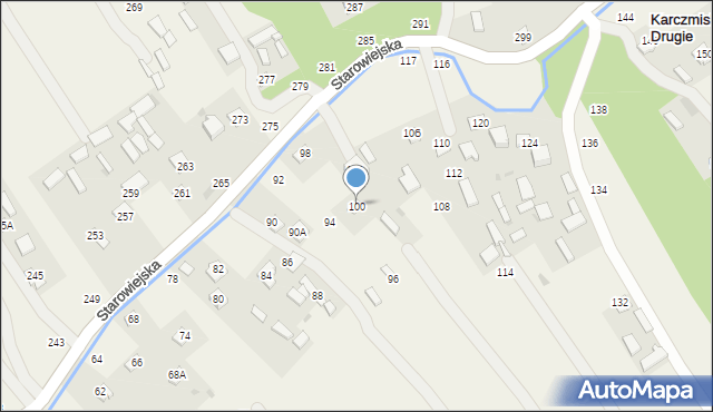 Karczmiska Drugie, Starowiejska, 100, mapa Karczmiska Drugie