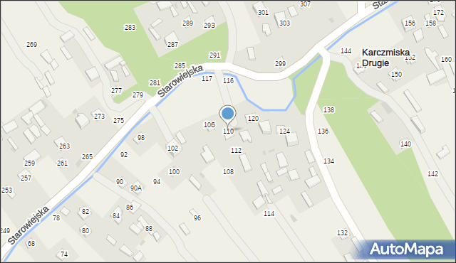 Karczmiska Drugie, Starowiejska, 110, mapa Karczmiska Drugie