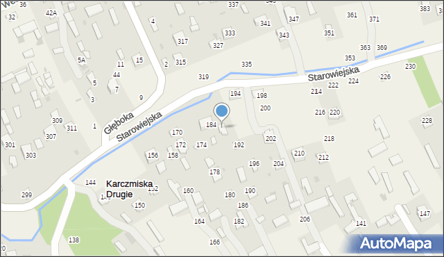 Karczmiska Drugie, Starowiejska, 188, mapa Karczmiska Drugie