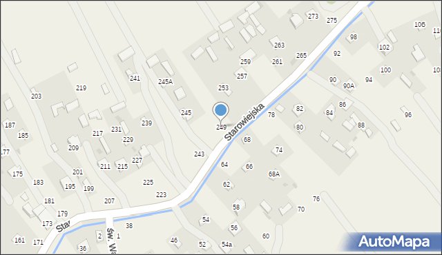 Karczmiska Drugie, Starowiejska, 249, mapa Karczmiska Drugie