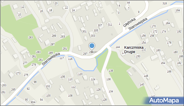Karczmiska Drugie, Starowiejska, 299, mapa Karczmiska Drugie