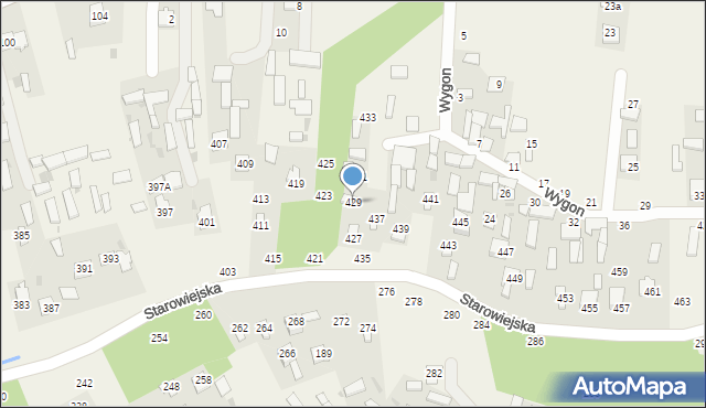 Karczmiska Drugie, Starowiejska, 429, mapa Karczmiska Drugie