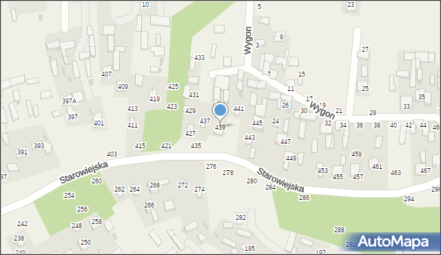 Karczmiska Drugie, Starowiejska, 439, mapa Karczmiska Drugie
