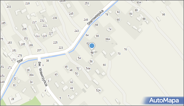 Karczmiska Drugie, Starowiejska, 58, mapa Karczmiska Drugie