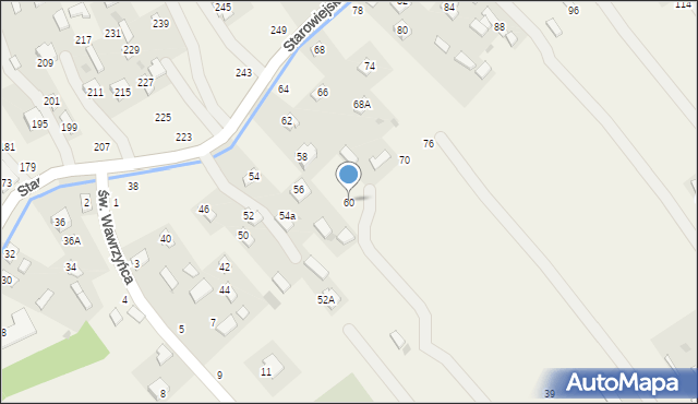 Karczmiska Drugie, Starowiejska, 60, mapa Karczmiska Drugie