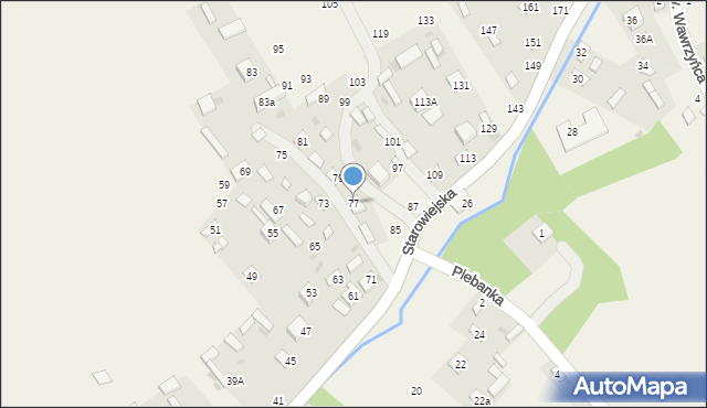 Karczmiska Pierwsze, Starowiejska, 77, mapa Karczmiska Pierwsze