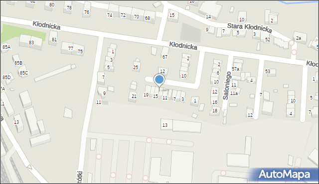Katowice, Stoińskiego Stefana, 13, mapa Katowic
