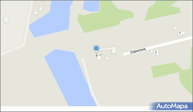 Kędzierzyn-Koźle, Stawowa, 8, mapa Kędzierzyna-Koźle