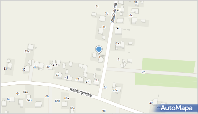 Klucze, Studzienna, 3, mapa Klucze