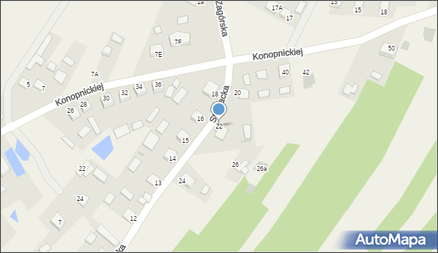 Kłyżów, Strażacka, 22, mapa Kłyżów