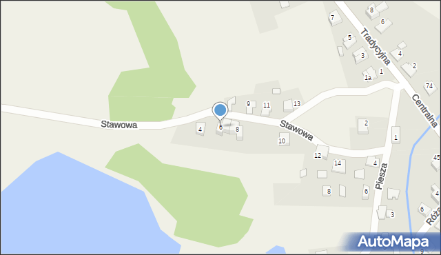 Kobiernice, Stawowa, 6, mapa Kobiernice