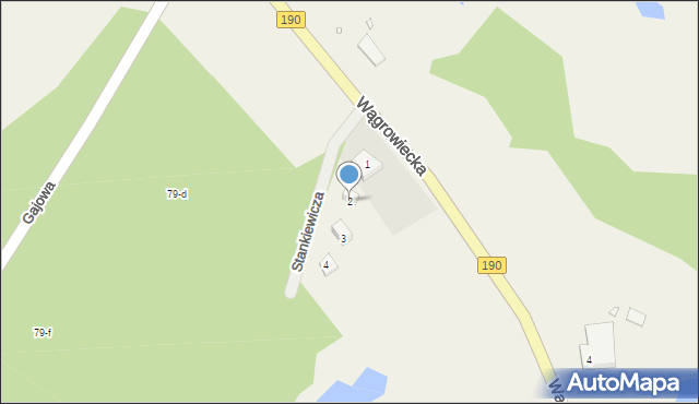 Kobylec, Stankiewicza Mamerta, kpt., 2, mapa Kobylec