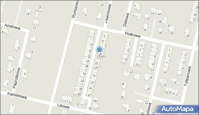 Konin, Stokrotkowa, 17, mapa Konina