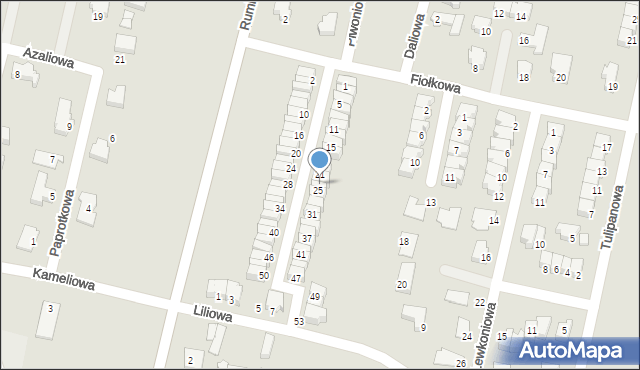 Konin, Stokrotkowa, 23, mapa Konina