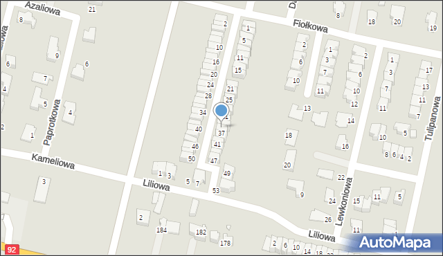 Konin, Stokrotkowa, 35, mapa Konina