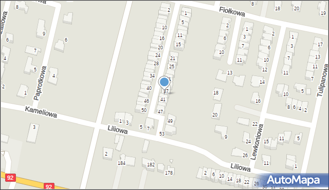 Konin, Stokrotkowa, 39, mapa Konina