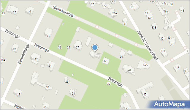 Konstancin-Jeziorna, Stefana Batorego, 31, mapa Konstancin-Jeziorna
