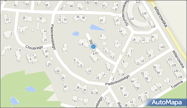 Konstancin-Jeziorna, Staffa Leopolda, 4, mapa Konstancin-Jeziorna