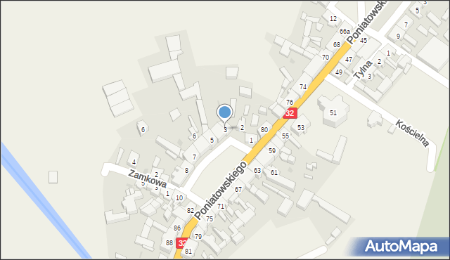 Kopanica, Stary Rynek, 3, mapa Kopanica