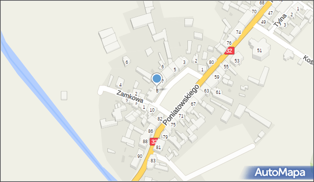 Kopanica, Stary Rynek, 8, mapa Kopanica