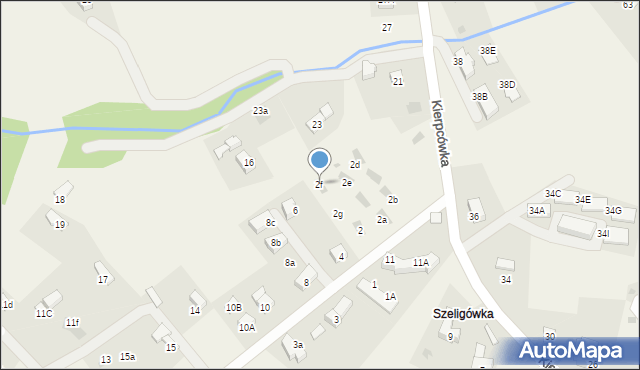 Kościelisko, Staszelówka, 2f, mapa Kościelisko