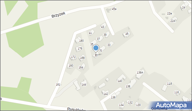 Kościelisko, Staszelówka, 30, mapa Kościelisko