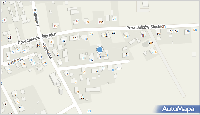 Kosorowice, Stefana Batorego, 3, mapa Kosorowice