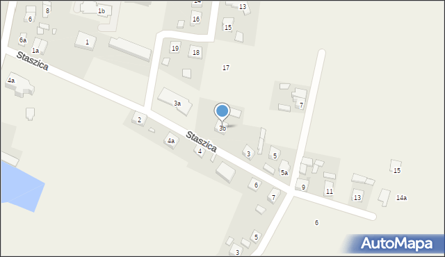 Kotlin, Staszica Stanisława, 3b, mapa Kotlin