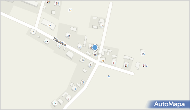 Kotlin, Staszica Stanisława, 5a, mapa Kotlin