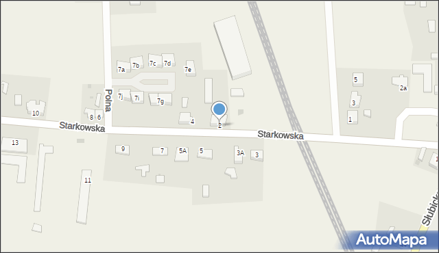 Kowalów, Starkowska, 2, mapa Kowalów