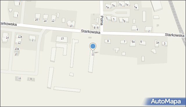 Kowalów, Starkowska, 9a, mapa Kowalów