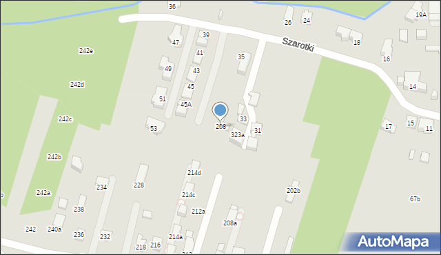 Kraków, Stawowa, 208, mapa Krakowa