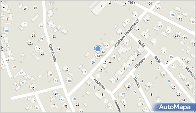 Krapkowice, Strzelców Bytomskich, 14, mapa Krapkowice