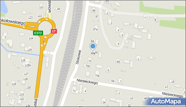 Krasnystaw, Stokowa, 69a, mapa Krasnystaw