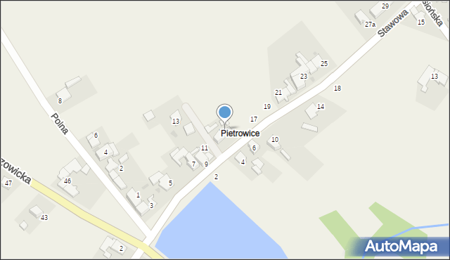 Krępna, Stawowa, 15, mapa Krępna