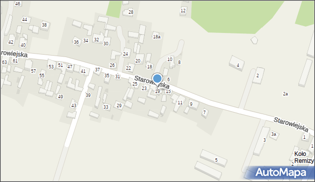 Krzykawka, Starowiejska, 19, mapa Krzykawka