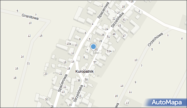 Kuropatnik, Strzelińska, 32, mapa Kuropatnik